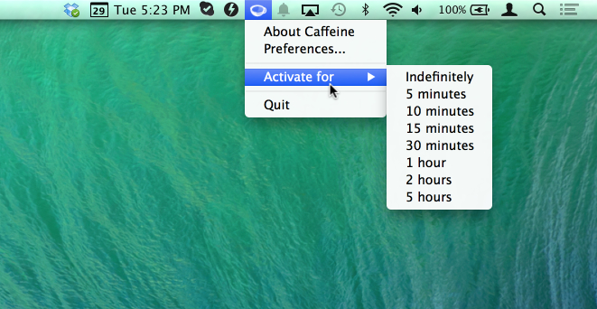 What Is Caffeine App Mac